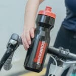 Rockbros 750 Ml Bike Bottle Transparent Black With Red Mouthpiece