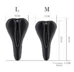 Rockbros Lf047 B Silikónový Gel Bicycle Seat Size L Black Tok
