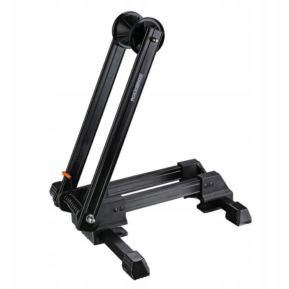 Rockbros T30 Folding Bike Stand Front Or Rear Wheel Compatible With 24 27.5 Inch And 700C Wheels Black