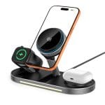 Tech-Protect A51 Arcticboost 3in1 Magnetic MagSafe Wireless Charger 25W Qi2.2 Black