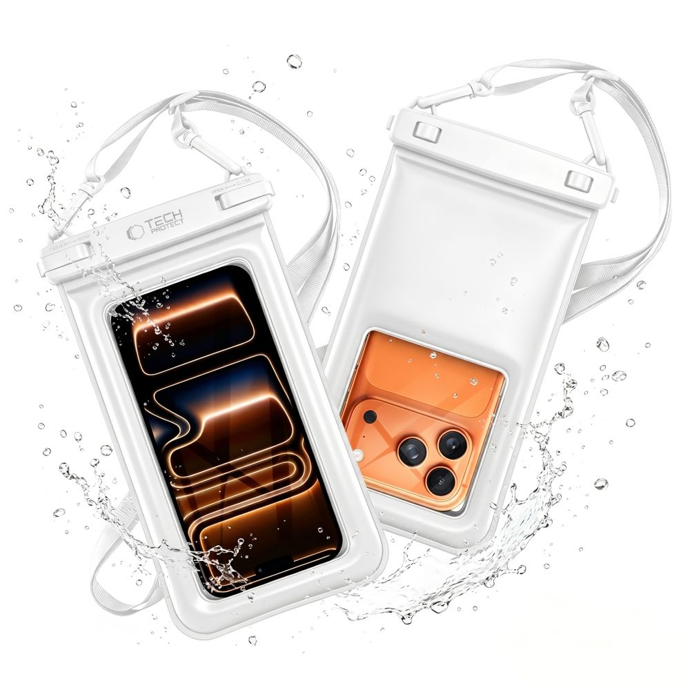 Tech-Protect Uwc7 Universal Waterproof Floating 6.9 Inch White