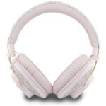 Guess Triangle Logo Bluetooth ENC Wireless Headphones pink